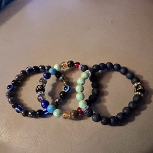 Colorful Natural Stones Anxiety Bracelets